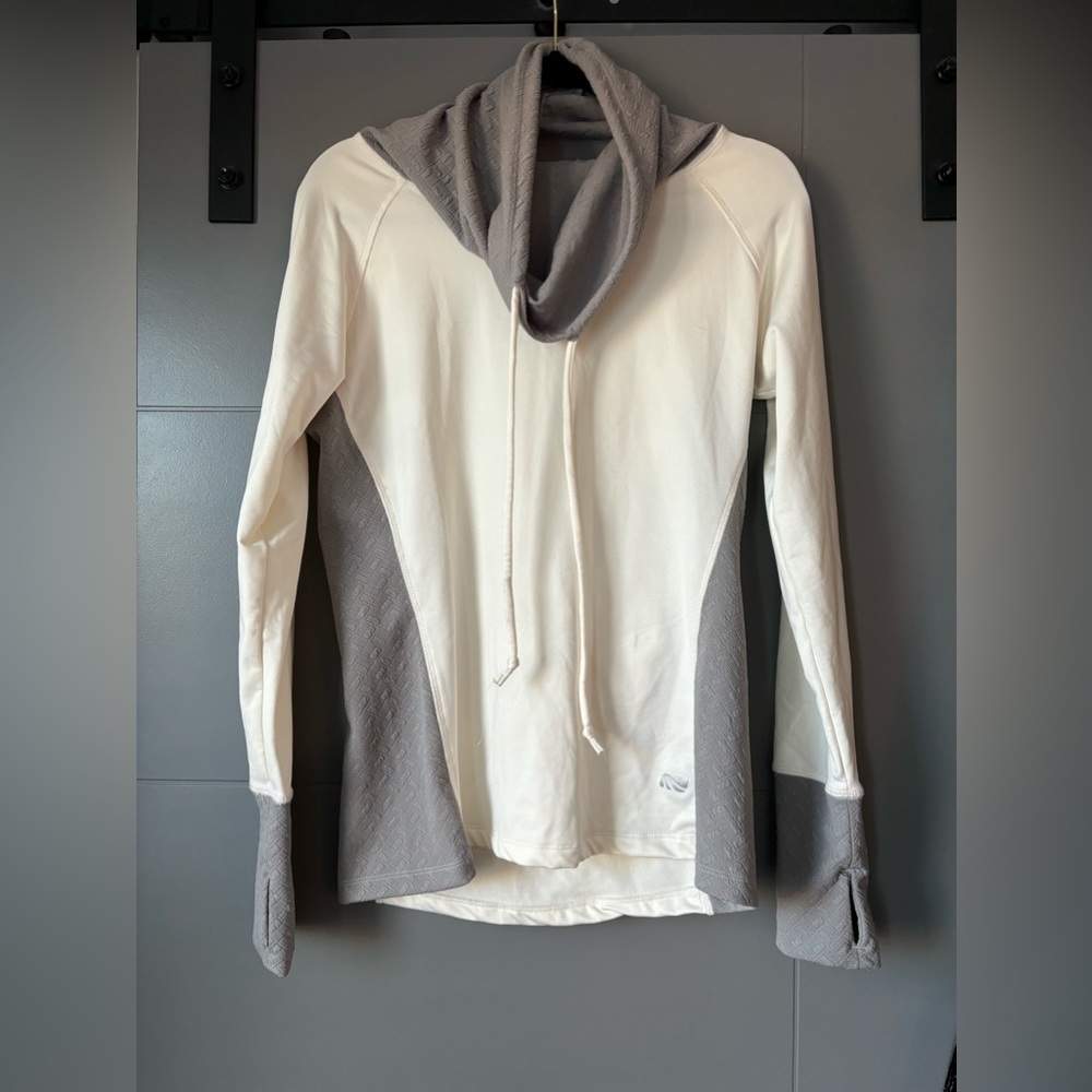 Cowl neck sweater (dry wick)